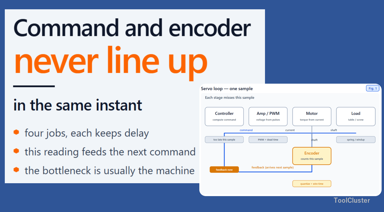 Why Servo Commands and Encoder Feedback Never Line Up in the Same Instant